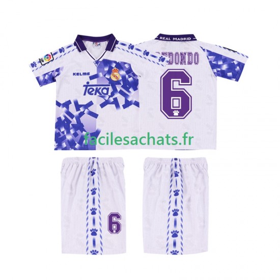Maillot Real Madrid REDONDO 6 Retro 1996 1997 3ème Enfant MC