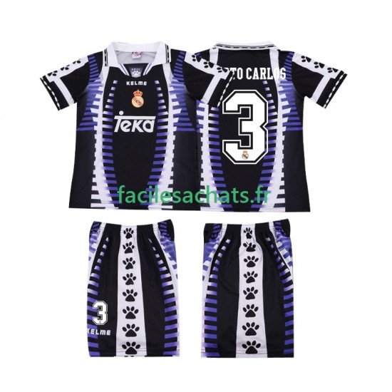 Maillot Real Madrid ROBERTO CARLOS 3 Retro 1997 1998 3ème Enfant MC