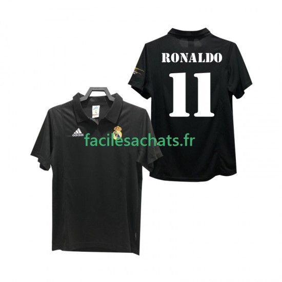 Maillot Real Madrid RONALDO 11 Retro 2002 2003 Extérieur Homme MC