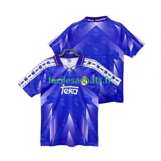 Maillot Real Madrid Retro 1996 1997 Extérieur Homme MC
