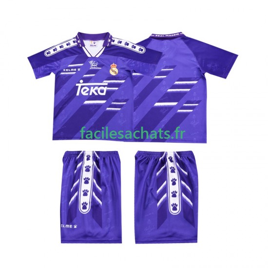 Maillot Real Madrid Retro 1994 1996 Extérieur Enfant MC