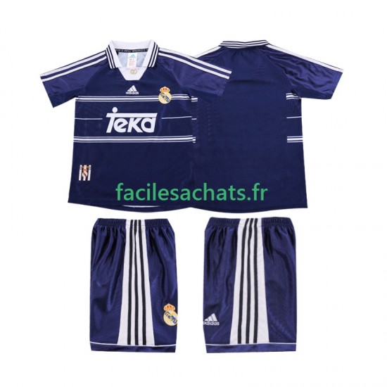 Maillot Real Madrid Retro 1998 1999 Extérieur Enfant MC