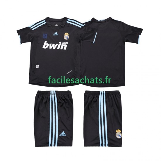 Maillot Real Madrid Retro 2009 2010 Extérieur Enfant MC