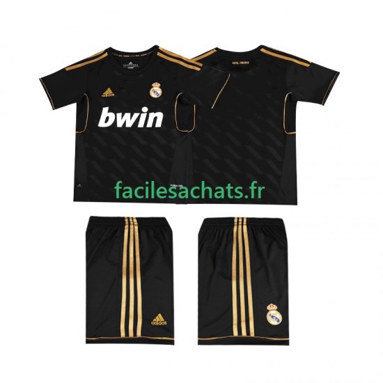 Maillot Real Madrid Retro 2011 2012 Extérieur Enfant MC