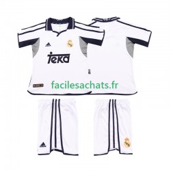 Maillot Real Madrid Retro 2001 2002 Domicile Enfant MC