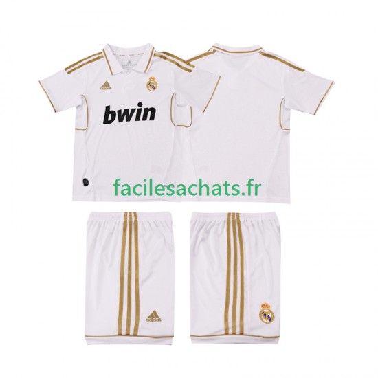 Maillot Real Madrid Retro 2011 2012 Domicile Enfant MC