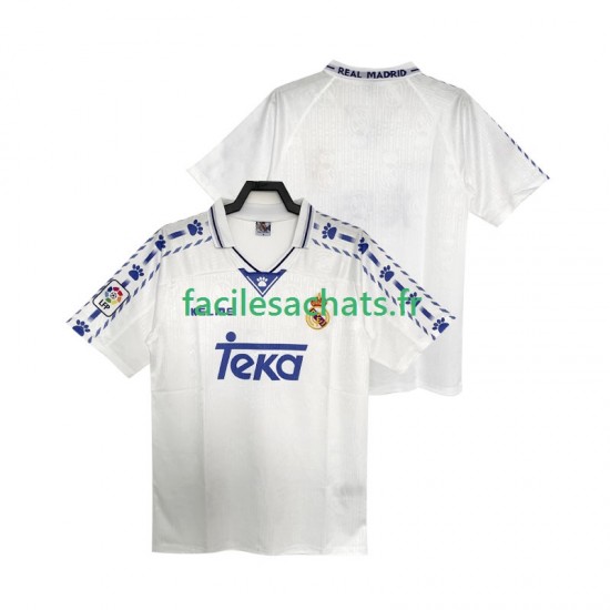Maillot Real Madrid Retro 1996 1997 Domicile Homme MC