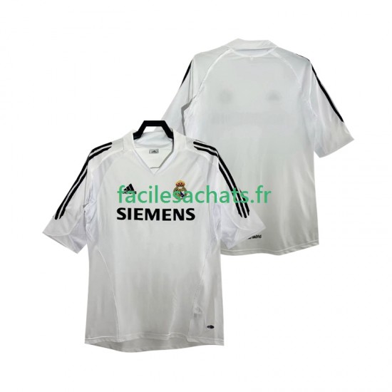 Maillot Real Madrid Retro 2005 2006 Domicile Homme MC