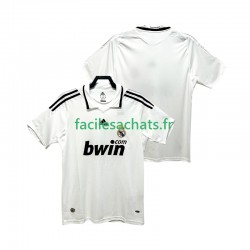 Maillot Real Madrid Retro 2008 2009 Domicile Homme MC