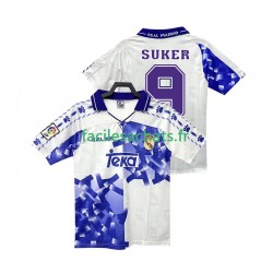 Maillot Real Madrid SUKER 9 Retro 1996 1997 3ème Homme MC