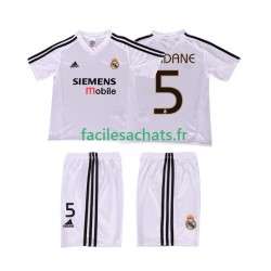 Maillot Real Madrid ZIDANE 5 Retro 2004 20025 Domicile Enfant MC