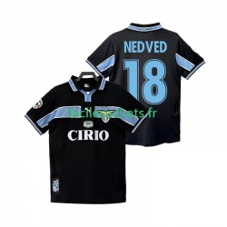 Maillot SS Lazio NEDVED 18 Retro 1998 1999 Extérieur Homme MC