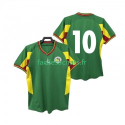 Maillot Sénégal 10 Retro 2002 Extérieur Homme MC