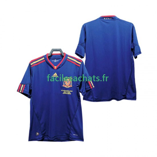 Maillot Espagne Retro 2010 Extérieur Homme MC