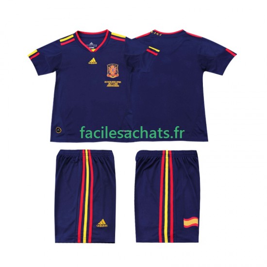 Maillot Espagne Retro 2010 Extérieur Enfant MC
