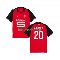 Maillot Stade Rennais Andres Gomez 20 2025-2026 Domicile Homme MC