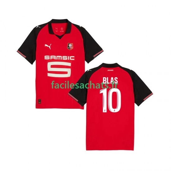 Maillot Stade Rennais Ludovic Blas 10 2025-2026 Domicile Homme MC