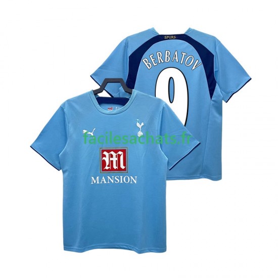 Maillot Tottenham Hotspur BERBATOV 9 Retro 2006 2007 Extérieur Homme MC