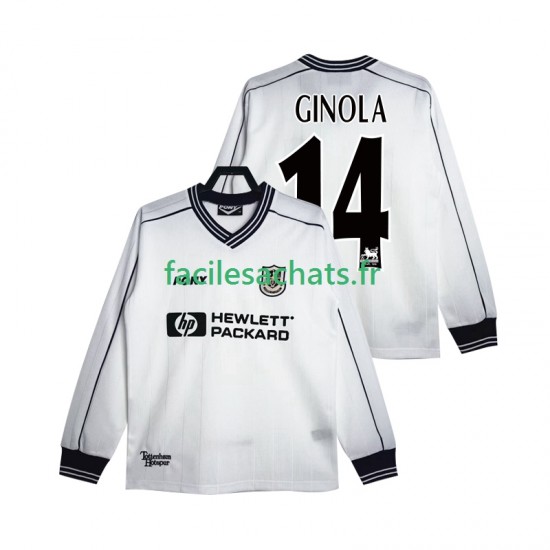 Maillot Tottenham Hotspur GINOLA 14 Retro 1997 1999 Domicile Homme ML