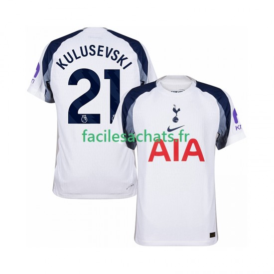 Maillot Tottenham Hotspur Kulusevski 21 2025-2026 Domicile Homme MC
