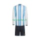 Maillot Argentine Domicile Coupe du Monde 2026 Enfant ML