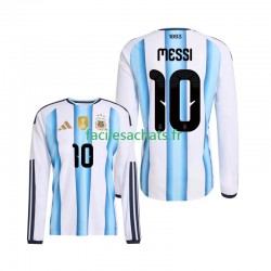 Maillot Argentine Lionel Messi 10 Domicile Coupe du Monde 2026 Homme ML Maillot Argentine Lionel Messi 10 Domicile Coupe du Monde 2026 Homme ML