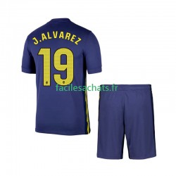 Maillot Atlético Madrid Julian Alvarez 19 2025-2026 Extérieur Enfant MC