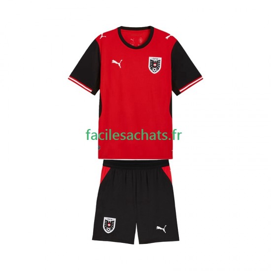 Maillot Autriche Domicile Coupe du Monde 2026 Enfant MC