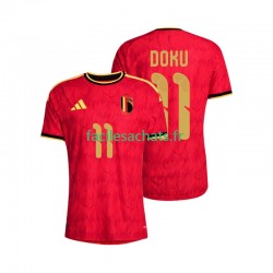 Maillot Belgique Jeremy Doku 11 Domicile Coupe du Monde 2026 Homme MC Maillot Belgique Jeremy Doku 11 Domicile Coupe du Monde 2026 Homme MC
