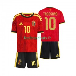 Maillot Belgique Leandro Trossard 10 Domicile Coupe du Monde 2026 Enfant MC Maillot Belgique Leandro Trossard 10 Domicile Coupe du Monde 2026 Enfant MC