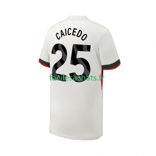 Maillot Chelsea Moises Caicedo 25 2025-2026 Extérieur Homme MC