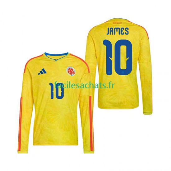 Maillot Colombie James Rodriguez 10 Domicile Coupe du Monde 2026 Homme ML