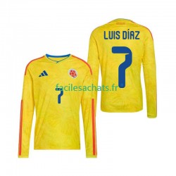 Maillot Colombie Luis Diaz 7 Domicile Coupe du Monde 2026 Homme ML