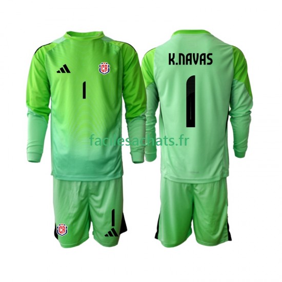 Maillot Costa Rica Keylor Navas 1 2025 Gardien Domicile Enfant ML
