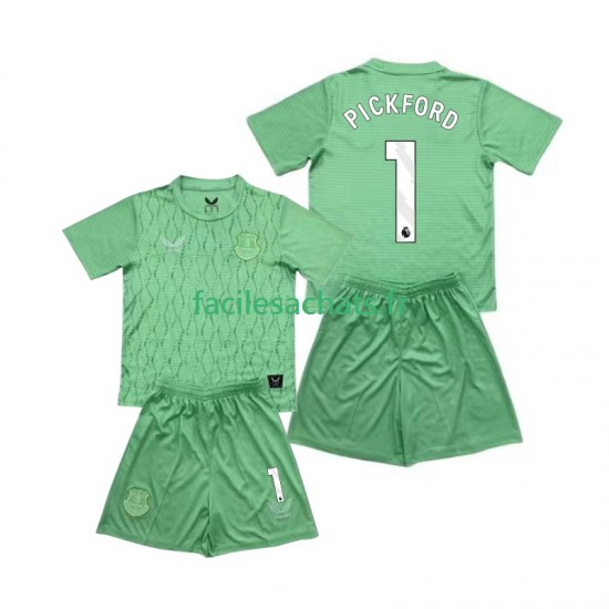 Maillot Everton Pickford 1 2025-2026 Gardien Domicile Enfant MC