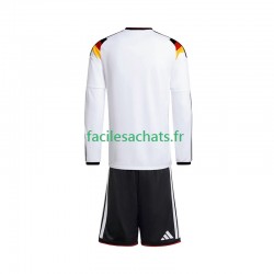 Maillot Allemagne Domicile Coupe du Monde 2026 Enfant ML