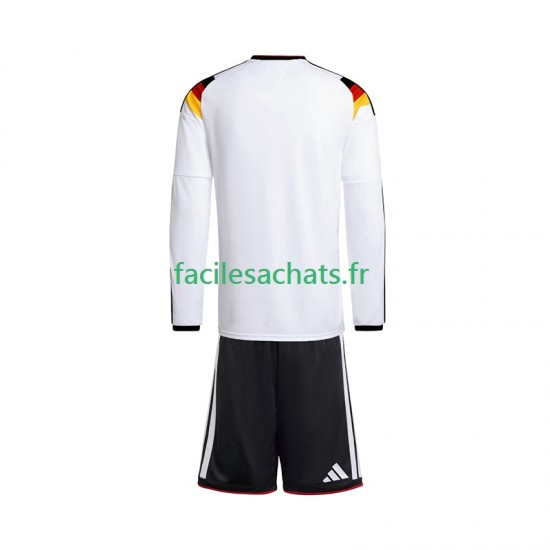 Maillot Allemagne Domicile Coupe du Monde 2026 Enfant ML