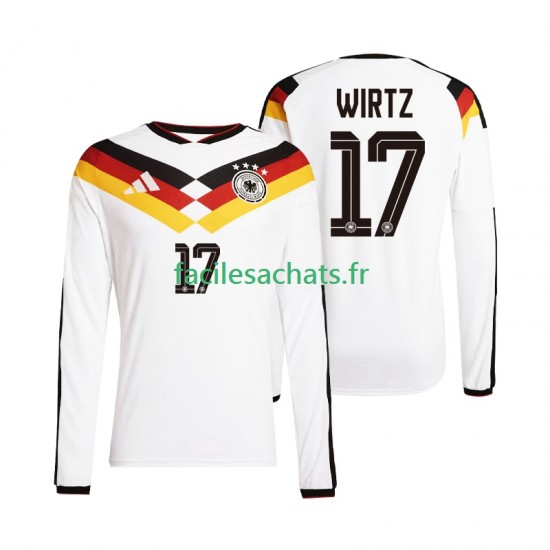 Maillot Allemagne Florian Wirtz 17 Domicile Coupe du Monde 2026 Homme ML