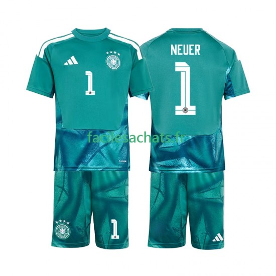 Maillot Allemagne Manuel Neuer 1 Gardien Domicile Coupe du Monde 2026 Enfant MC