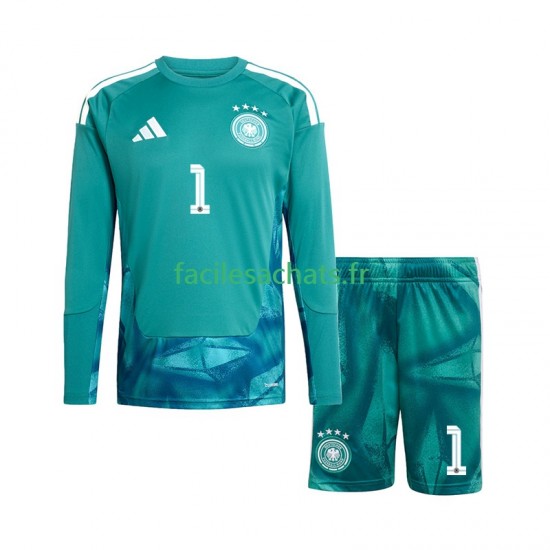 Maillot Allemagne Oliver Baumann 1 Gardien Domicile Coupe du Monde 2026 Enfant ML