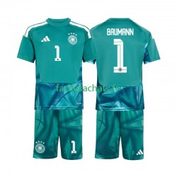 Maillot Allemagne Oliver Baumann 1 Gardien Domicile Coupe du Monde 2026 Enfant MC Maillot Allemagne Oliver Baumann 1 Gardien Domicile Coupe du Monde 2026 Enfant MC