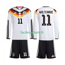 Maillot Allemagne Woltemade 11 Domicile Coupe du Monde 2026 Enfant ML Maillot Allemagne Woltemade 11 Domicile Coupe du Monde 2026 Enfant ML