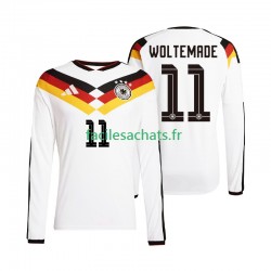 Maillot Allemagne Woltemade 11 Domicile Coupe du Monde 2026 Homme ML Maillot Allemagne Woltemade 11 Domicile Coupe du Monde 2026 Homme ML