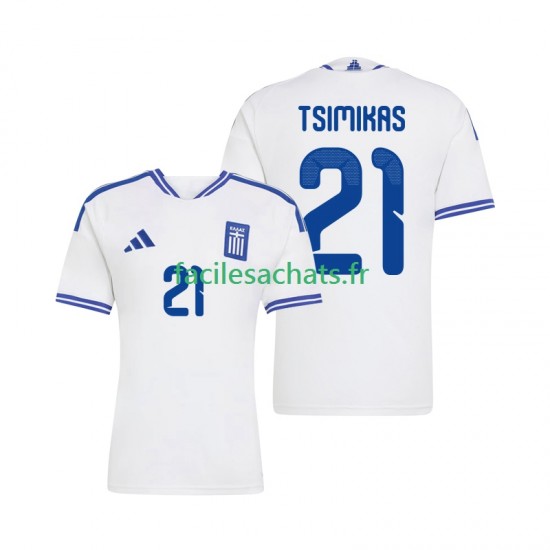 Maillot Grèce Konstantinos Tsimikas 21 2026 Domicile Homme MC