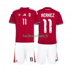 Maillot Hongrie Kerkez 11 Domicile Coupe du Monde 2026 Enfant MC