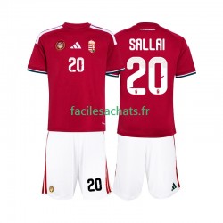 Maillot Hongrie Sallai 20 Domicile Coupe du Monde 2026 Enfant MC