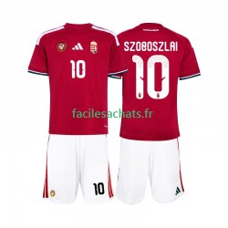 Maillot Hongrie Szoboszlai 10 Domicile Coupe du Monde 2026 Enfant MC