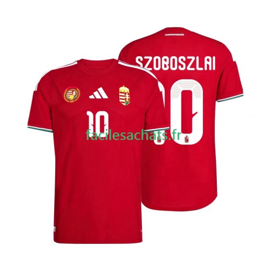 Maillot Hongrie Szoboszlai 10 Domicile Coupe du Monde 2026 Homme MC