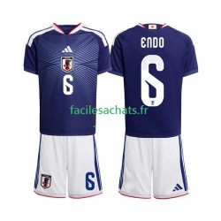 Maillot Japon Wataru Endo 6 Domicile Coupe du Monde 2026 Enfant MC