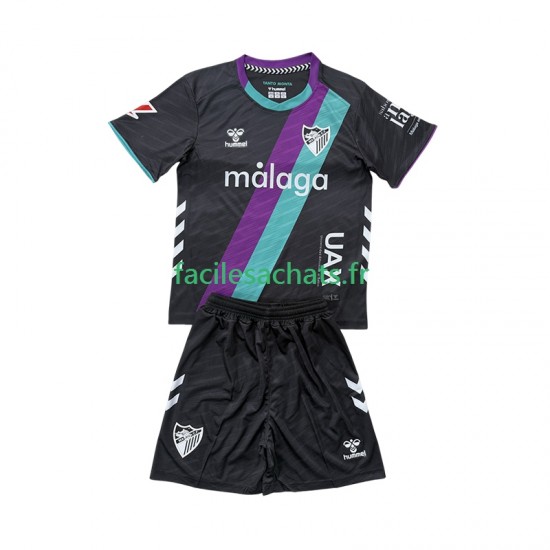 Maillot Málaga CF 2025-2026 Extérieur Enfant MC